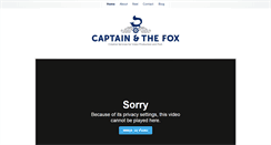 Desktop Screenshot of captainandthefox.com