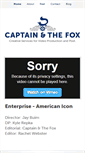 Mobile Screenshot of captainandthefox.com